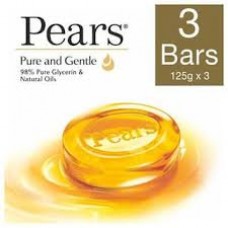 Pears Pure and Gentle Soap 3 x 125 g