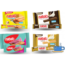 Richeese Nabati Wafer Biscuits 24gr 
