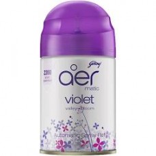 Godrej aer matic, automatic air freshener refill pack violet valley bloom 225ml